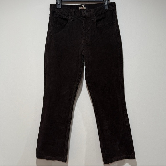 New Faherty Womens Softstretch Corduroy Flare Pants Sz 27 28 Fall Capsule Staple - Picture 2 of 12